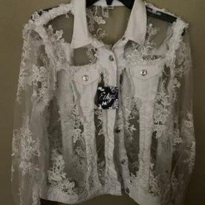 Denim and Lace Jacket